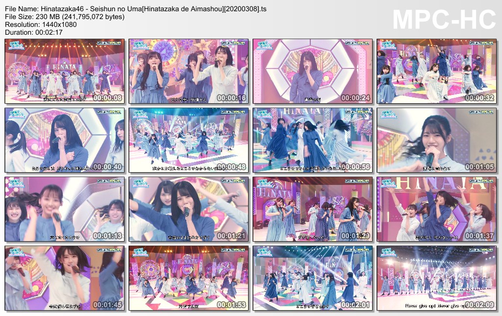 Hinatazaka46 - Seishun no Uma[Hinatazaka de Aimashou][20200308].