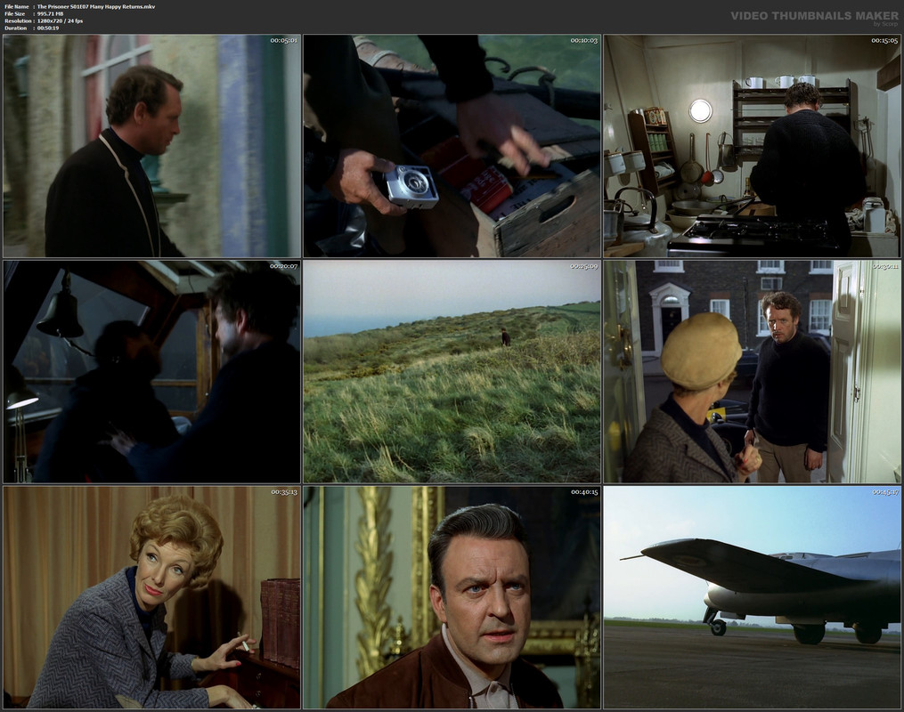 The Prisoner S01E07 Many Happy Returns.mkv