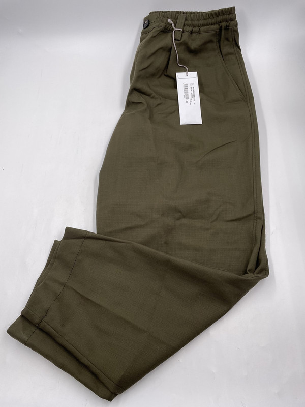 MARNI STRAIGH LEG GREEN TROUSERS MEN 50