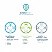 Conceptual image showing exclusions like floods and earthquakes not covered by standard home insurance