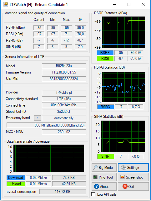 LTE watch wewnętrzna antena