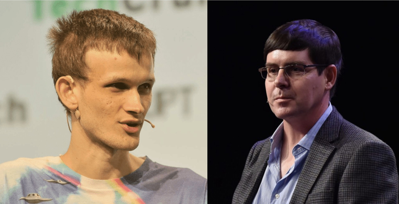 Gavin and Vitalik at Consensus panel