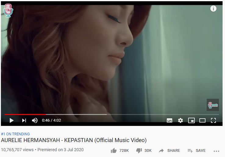 Lagu Kepastian Aurel Hermansyah
