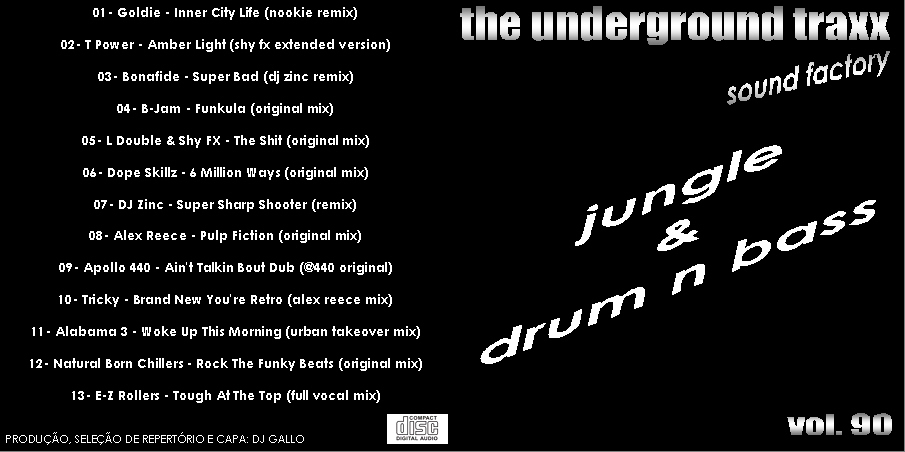 21/03/2023 - COLEÇÃO SOUND FACTORY THE UNDERGROUD TRAXX 107 VOLUMES  Sound-Factory-The-Underground-Traxx-Vol-90