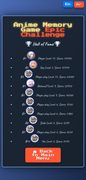 Anime Memory Game Leaderboard