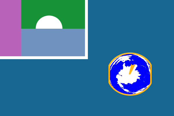 Drapeau du Ministère annanos du Développement territorial en Nivérée