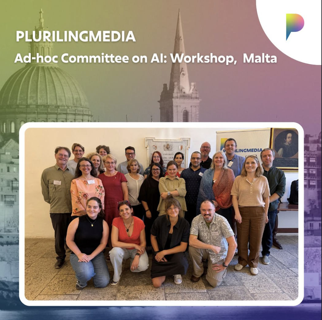 PLURILINGMEDIA AI Ad Hoc Committee in Valletta