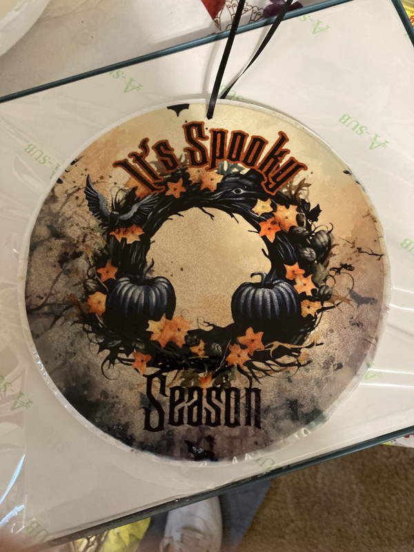 handcrafted sublimated halloween sign