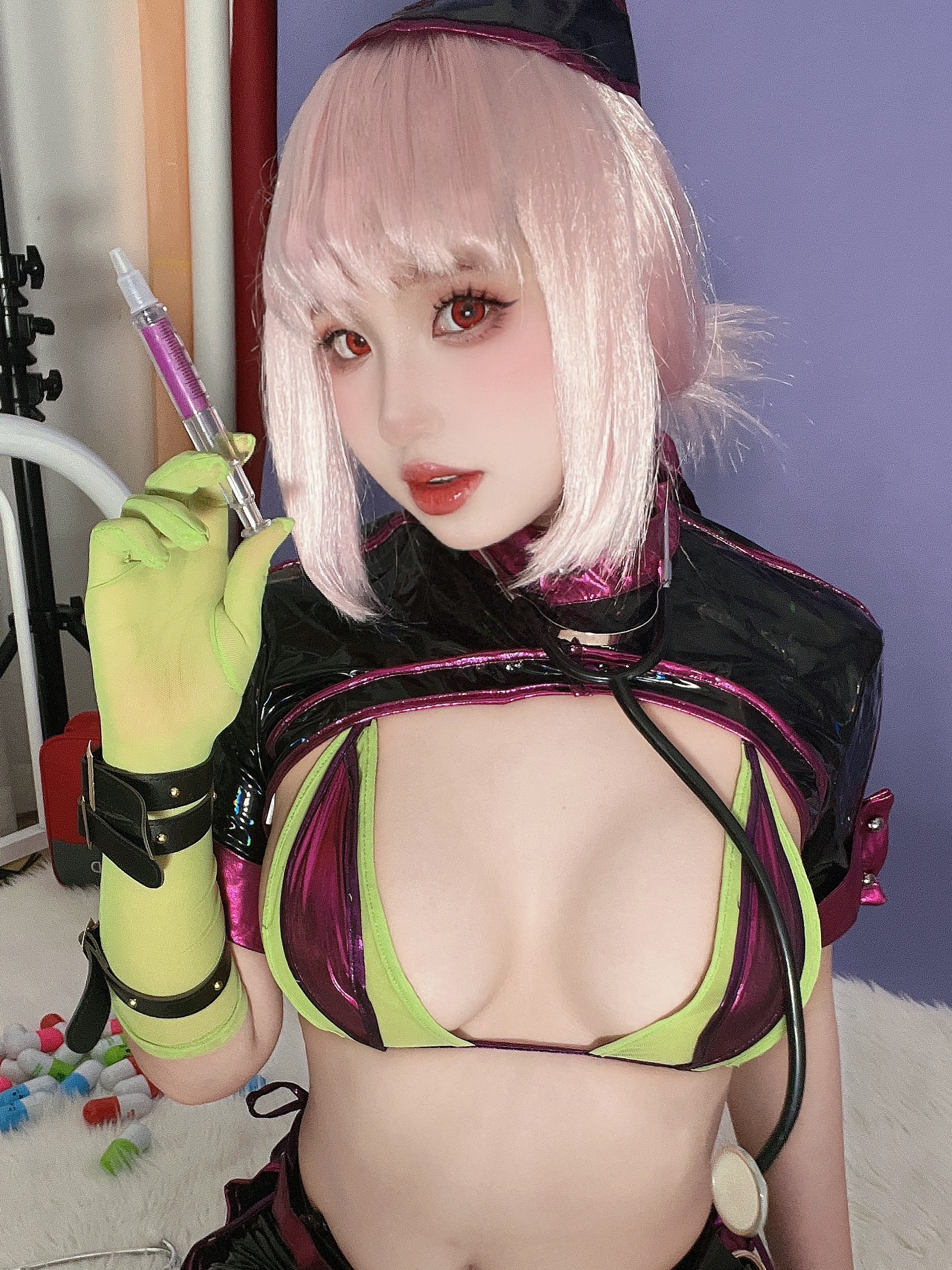 Puy Puy – 南丁格尔 万圣礼装 Nightingale Cosplay 写真视频（100P+8V-1.04GB）FGO插图1
