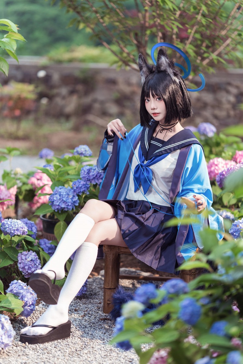 艾西Aiwest 桐生桔梗Cosplay写真图集 高清美图合集 48P (296.8M)插图2