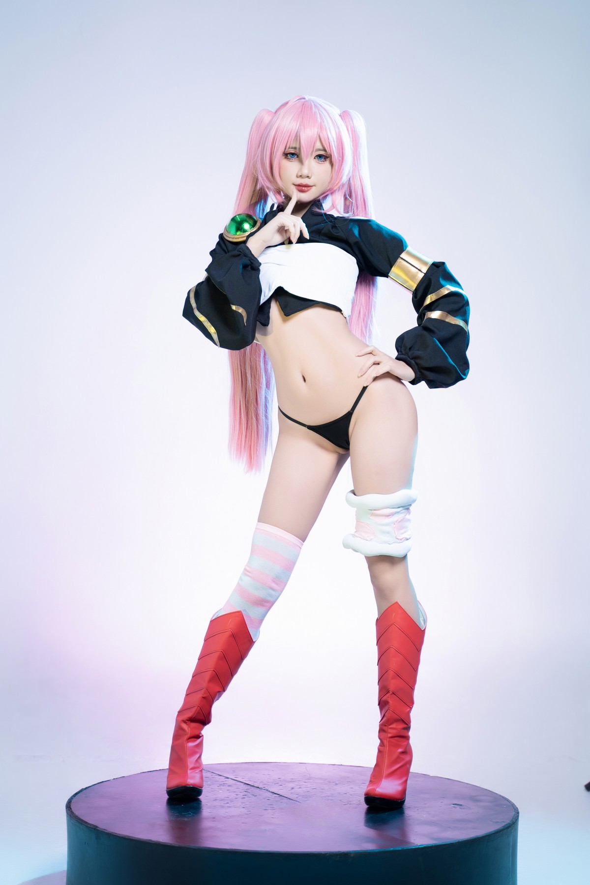 PoppaChan Milim Nava Cosplay (That Time I Got Reincarnated) – 119 Photos 8 Videos 765MB插图2