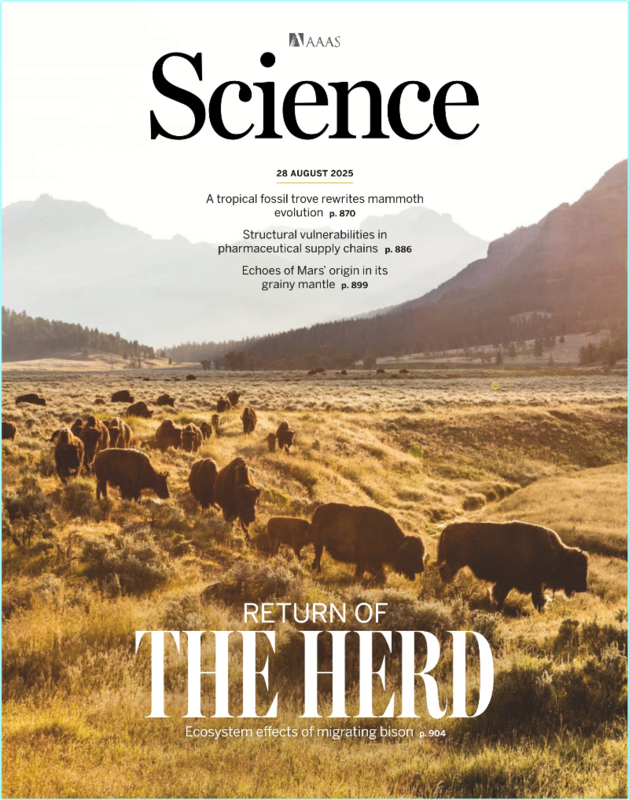 Science Issue 6763 Volume 389.28 August 2025