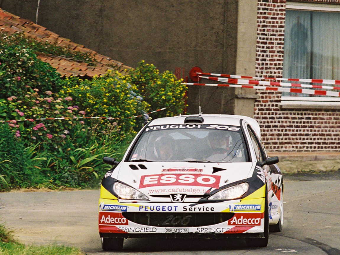 Vitesse Skid 1/43 – Peugeot 206 WRC Ypres Westhoek Rallye 2000 – état Impeccable Avec Boîte