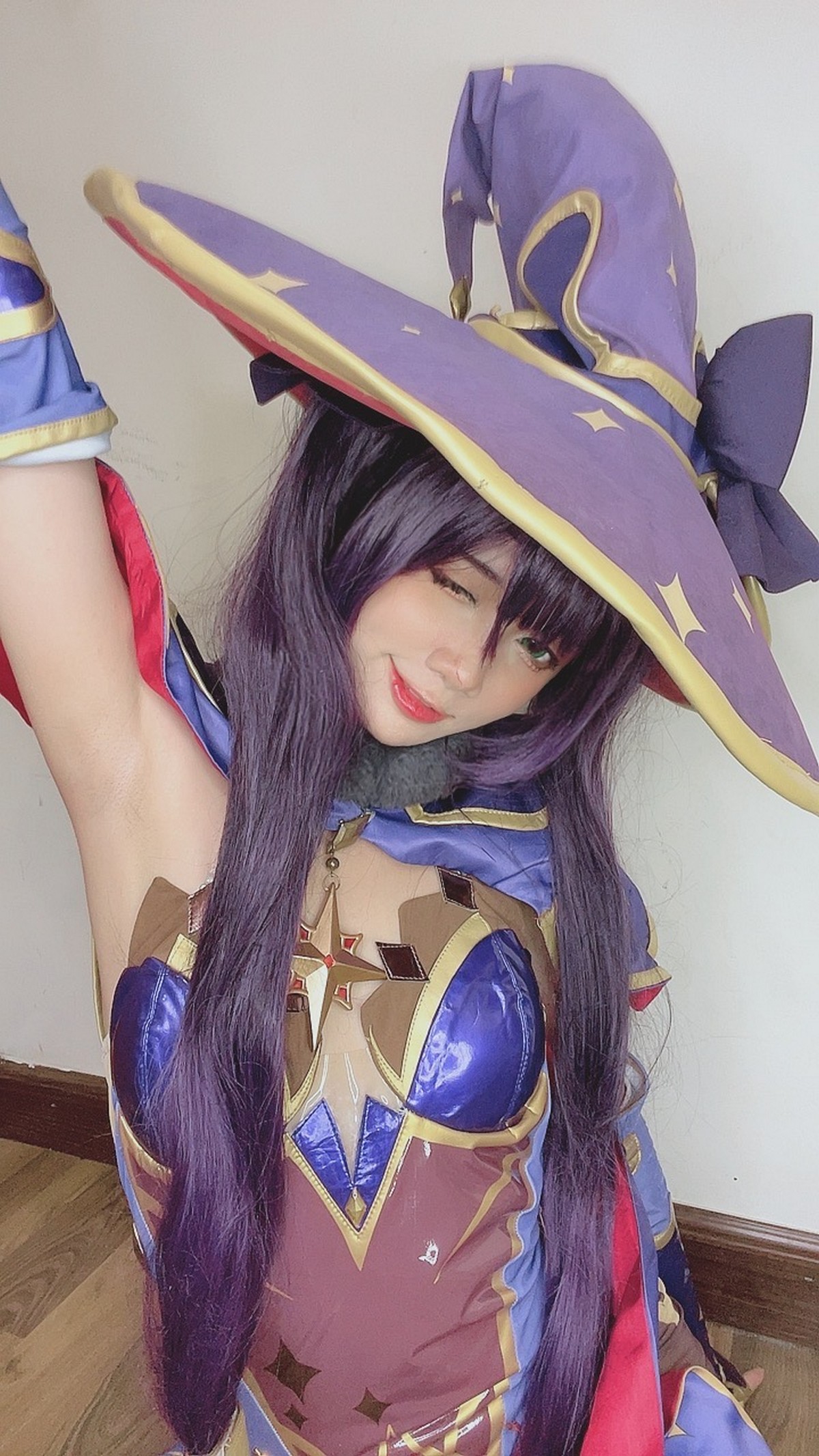 PoppaChan Mona Cosplay (Genshin Impact) HD Set – 53 Photos 20MB插图