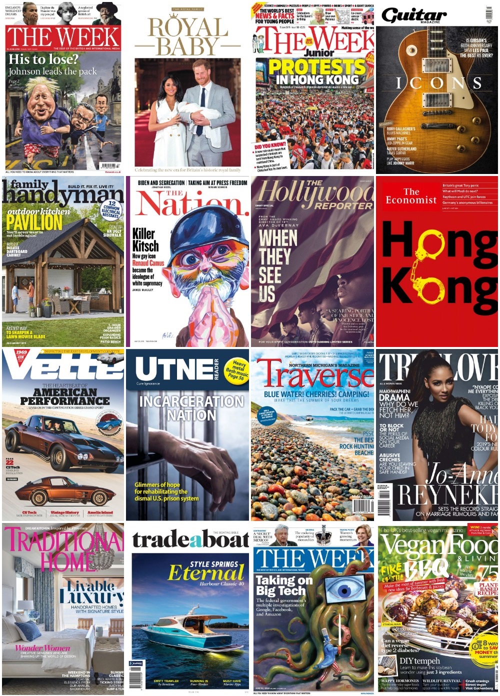 40 Assorted Magazines - June 29 2019