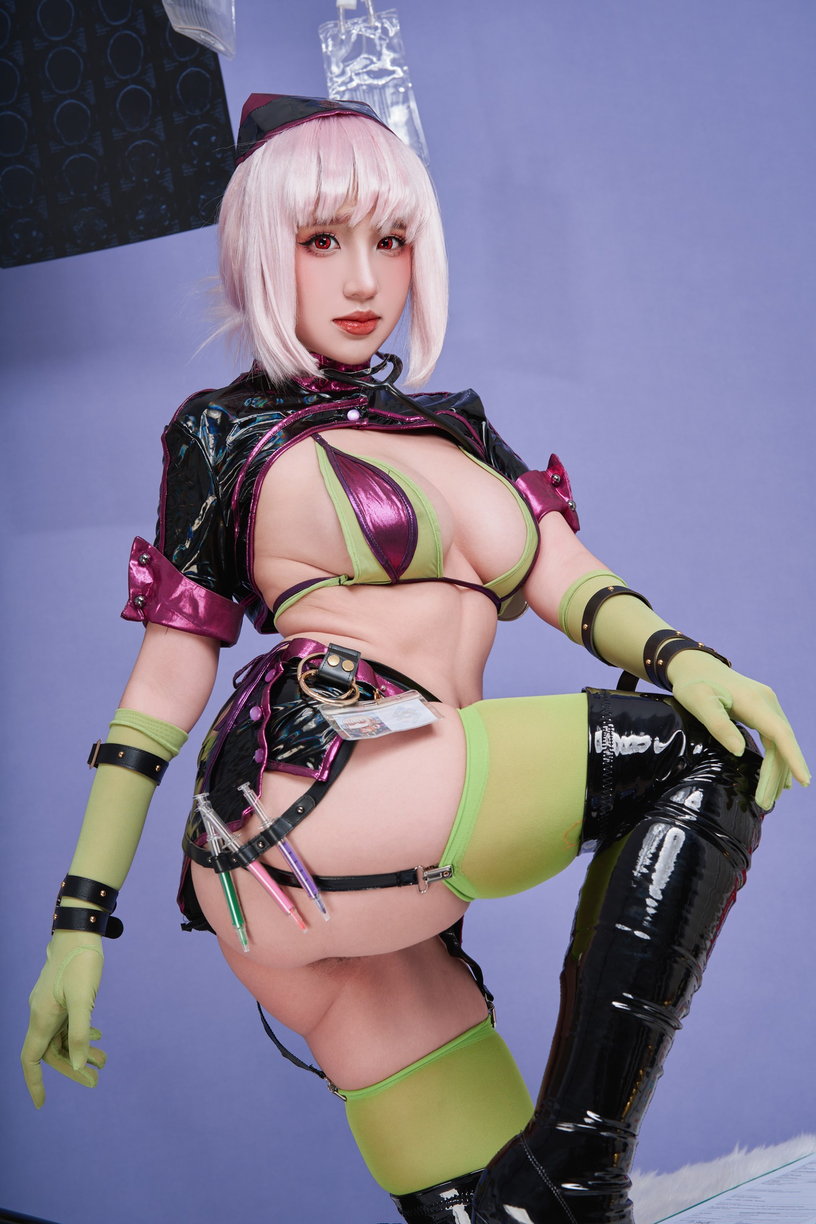 Puy Puy – 南丁格尔 万圣礼装 Nightingale Cosplay 写真视频（100P+8V-1.04GB）FGO插图6