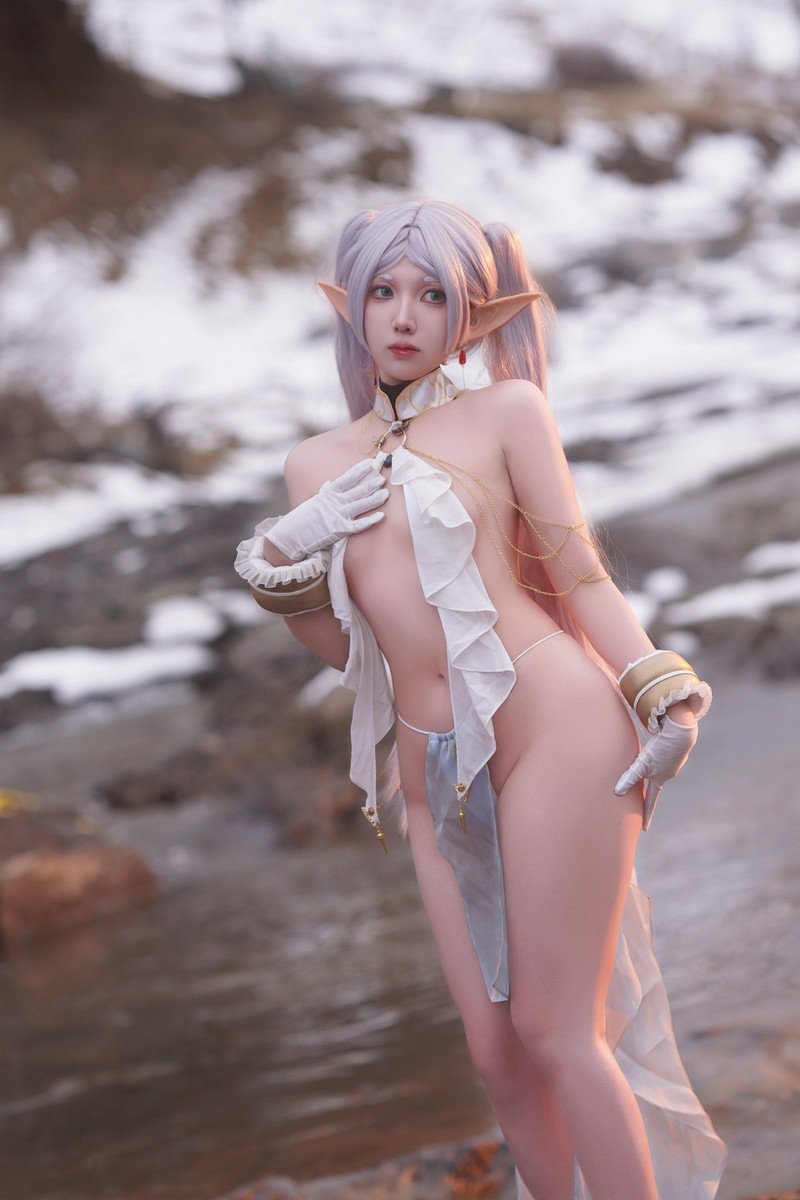 小和甜酒 & 橙风千雅 葬送的芙莉莲 菲伦×芙莉莲 Cosplay 高清图包 [88P-569.1M]插图4