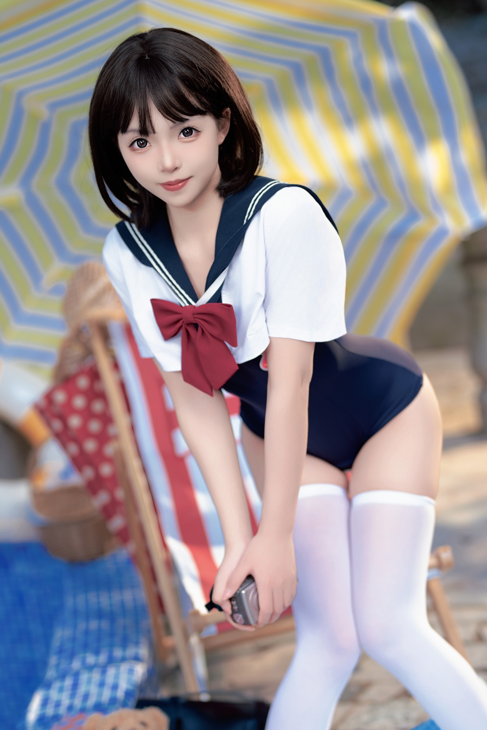 Bangni邦尼 – 反差 JK 泳装 Cosplay 写真集（97P-7V-841.3MB）插图6