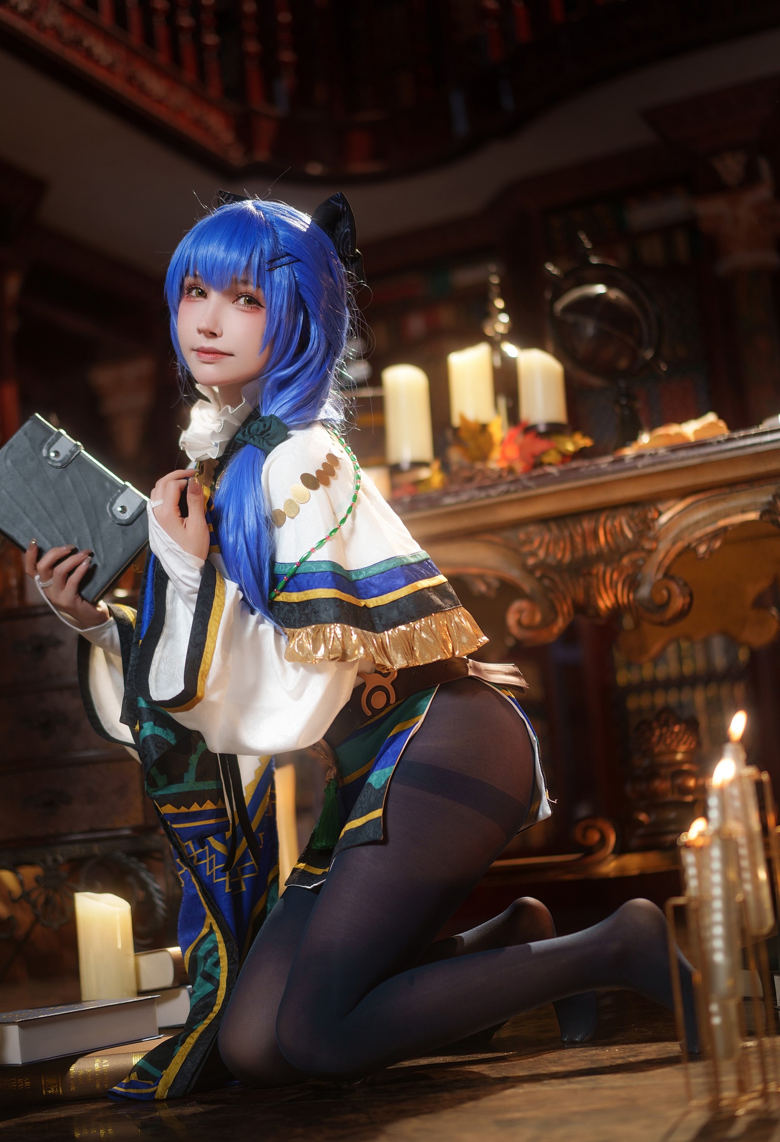 一千只猫薄禾写真 – 魔女·安洁 Cosplay 高清写真套图（18P / 234.4MB）插图7