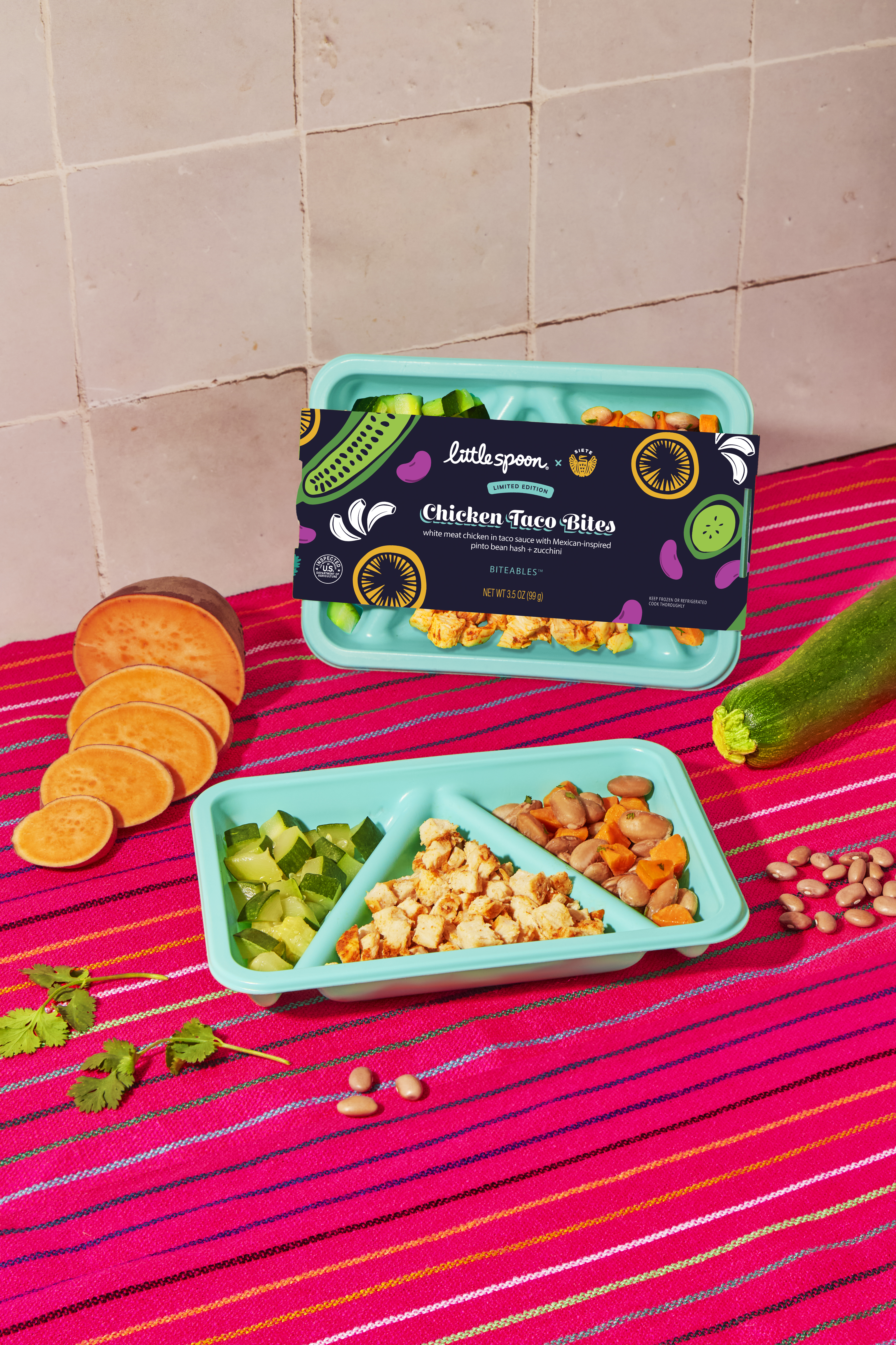 Little Spoon x Siete Chicken Taco Biteable Collaboration