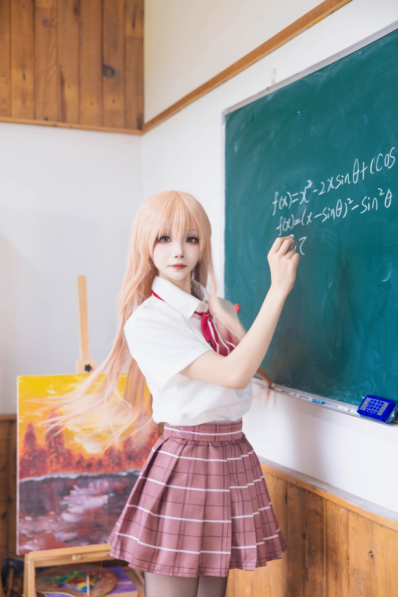 艾西Aiwest 邻家天使椎名真昼Cosplay写真图集 动漫角色高清图集 40P (150.1M)插图