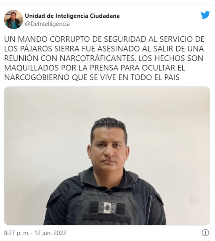 Emboscan y asesinan a jefe de policía de Tizapán El Alto, ligado a Pájaros Sierra