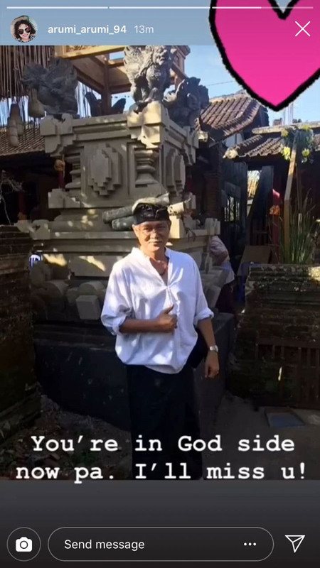 Unggahan Instastory Terbaru Arumi Bachsin