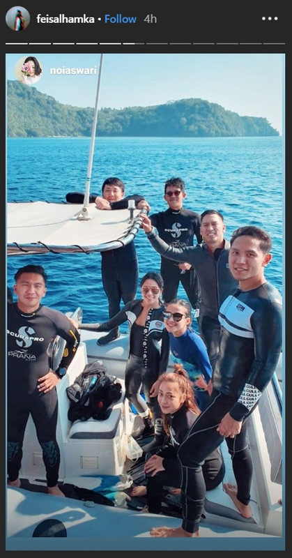 Persiapan Nikita Willy sebelum berenang