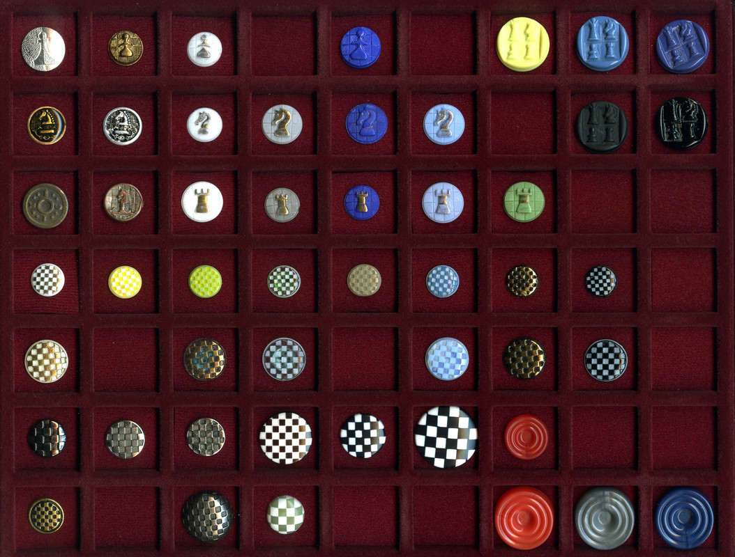 Пуговицы СССР. Спорт 5. Шахматы.