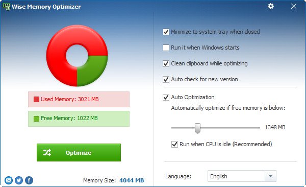 Wise Memory Optimizer 3.6.6.110 Multilingual Wise Memory Optimizer 3.6.6.110 Multilingual