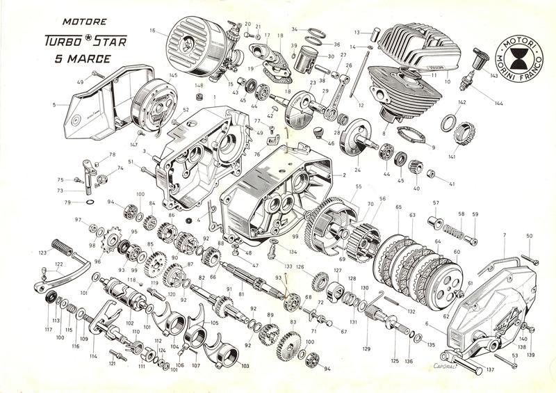 Moteur Franco Morini 4V TS Franco-morini