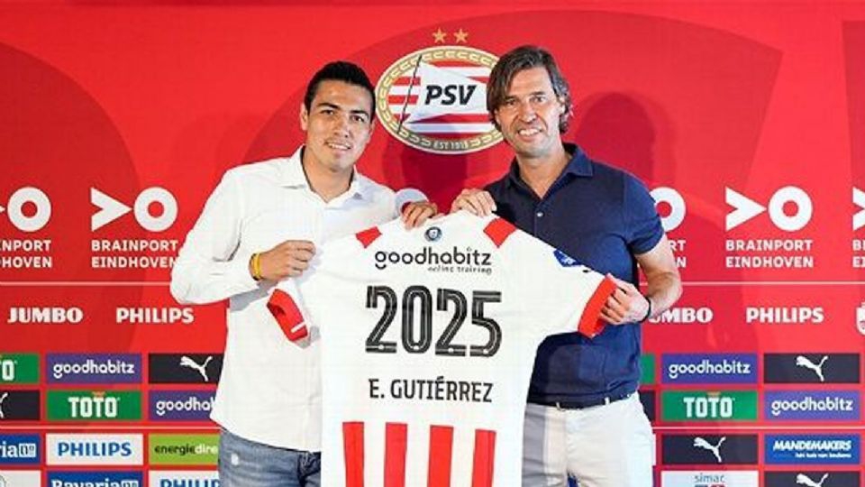 Erick Gutiérrez renueva contrato con el PSV; jugará en la Eredivisie hasta 2025