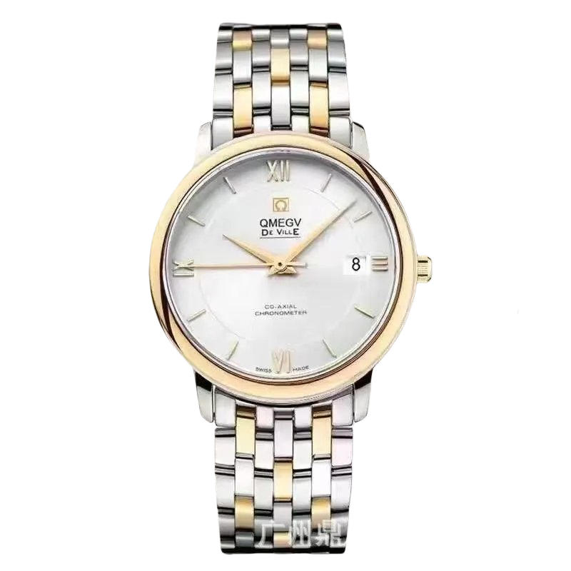 Omega Watch De Ville Silver Gold