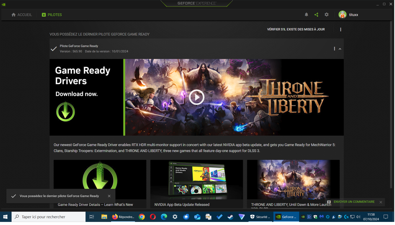 NVIDIA APPLICATION NE FONCTIONNE PAS  (4)