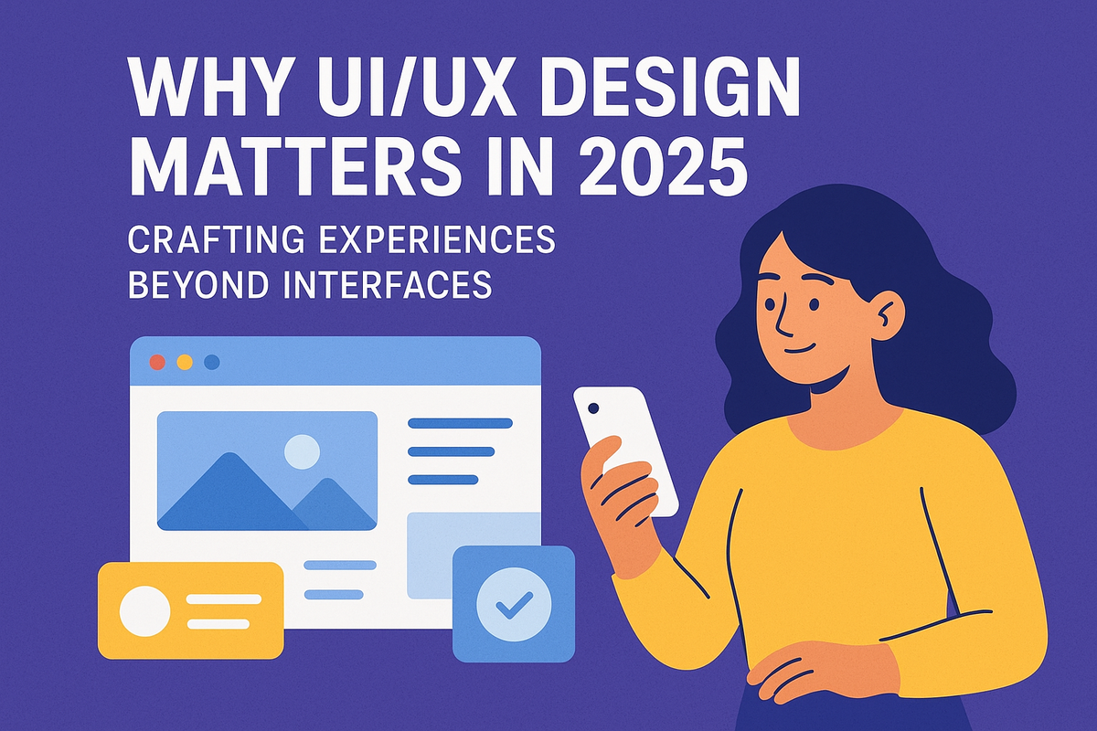 Why UI/UX Design Matters in 2025: Crafting Experiences Beyond Interfaces