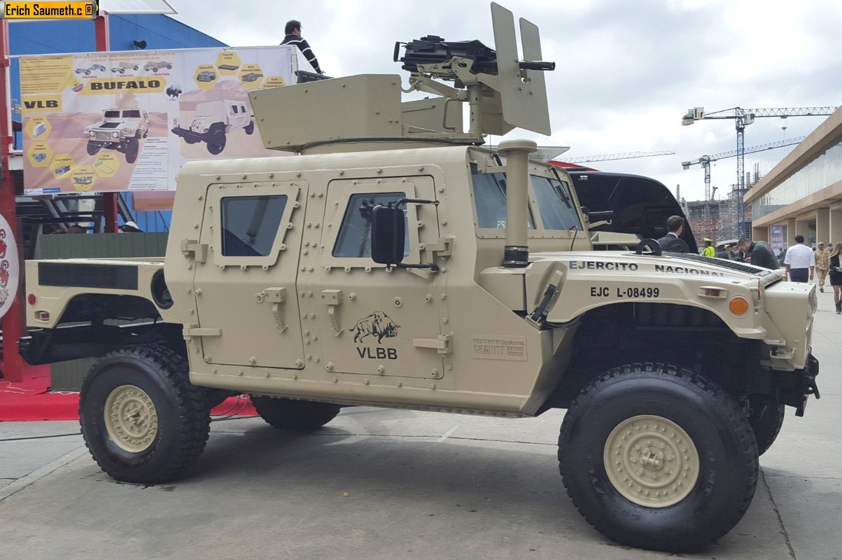 Colombia despliega nuevamente sus blindados VLB Bufalo