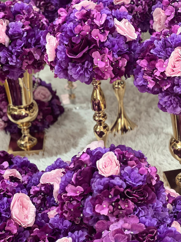 Purple/Pink Flower Ball