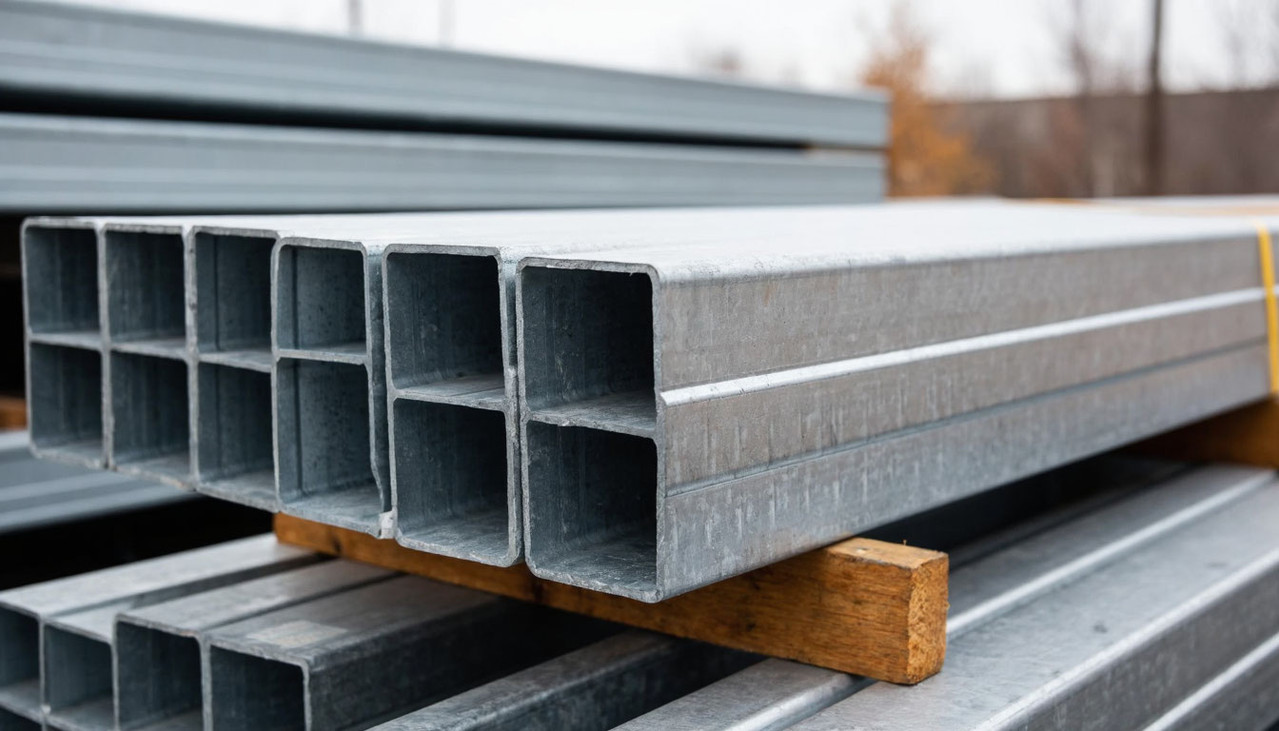 Прямоугольные профильные оцинкованные трубы