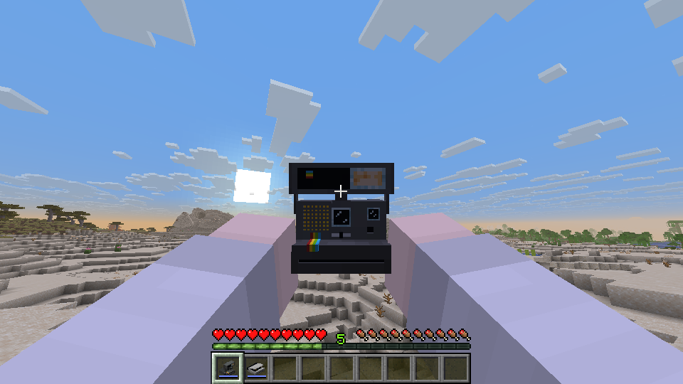 Selfie mode in the first person
