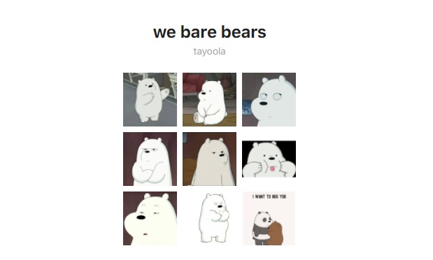 Stiker bergerak WA We Bare Bears