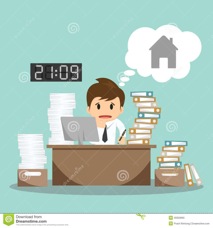 businessman-hard-work-office-vector-illustration