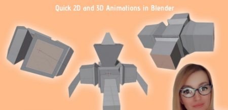 Quick 2D and 3D Animations in Blender