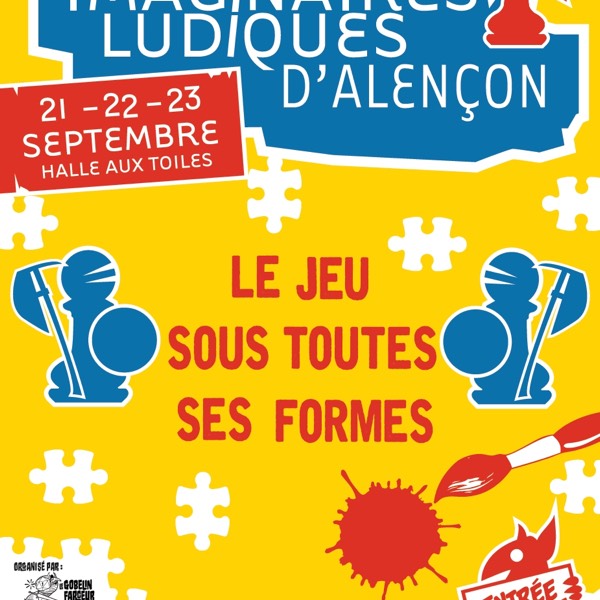 Affiche officielle Festival des Imaginaires Ludiques d'Alençon 2019