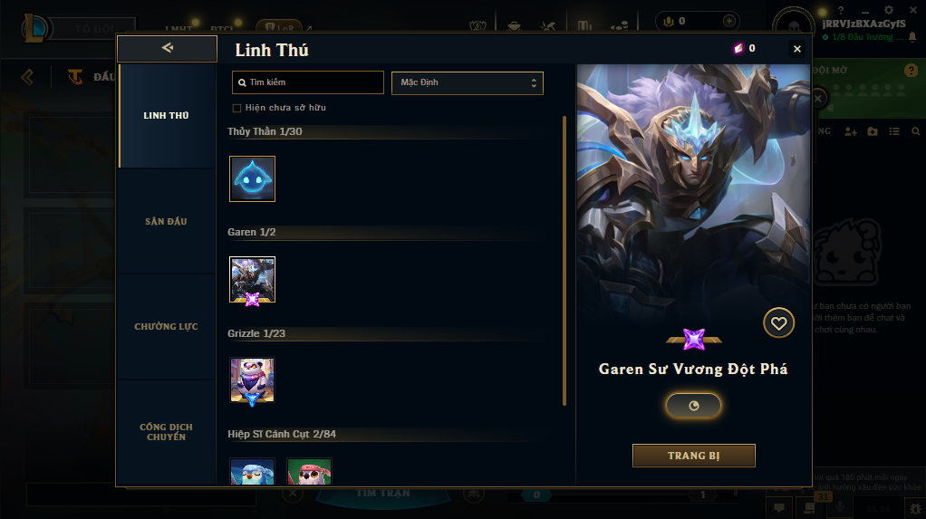 Acc DTCL # - Không Khung