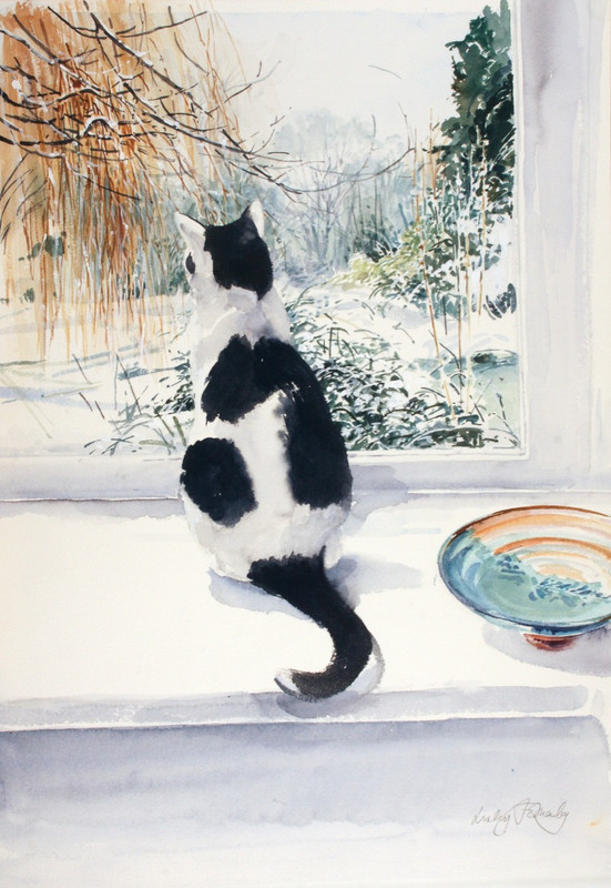 CAT-AND-A-SNOWY-GARDEN-1-LF146-1