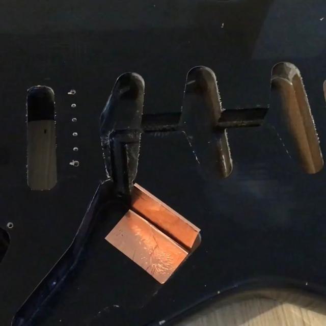 how to shield a Stratocaster with copper tape