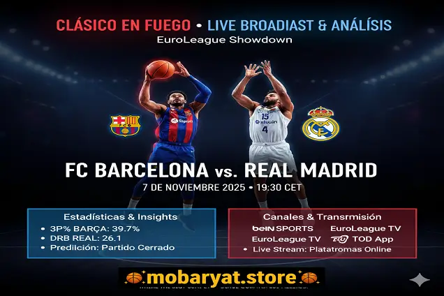 برشلونة ضد ريال مدريد - بث مباشر وتحليل قمة اليوروليغ