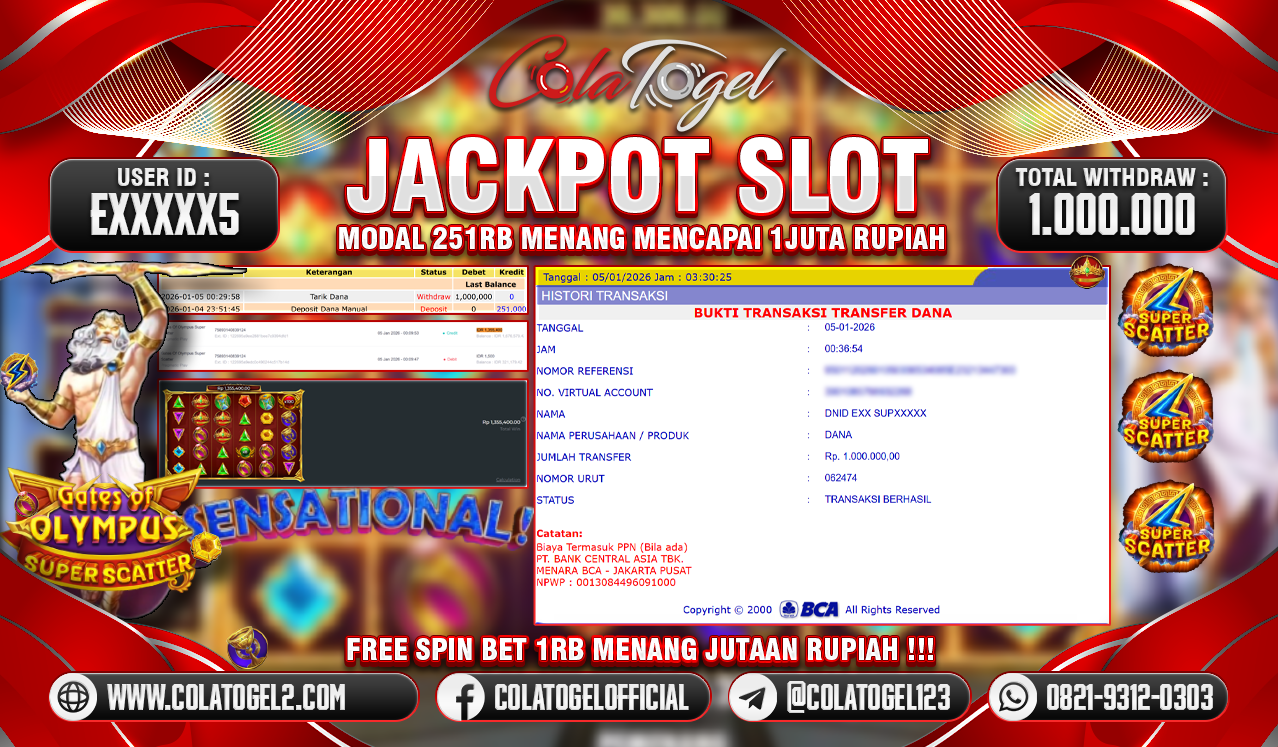 JACKPOT SLOT GACORR!!