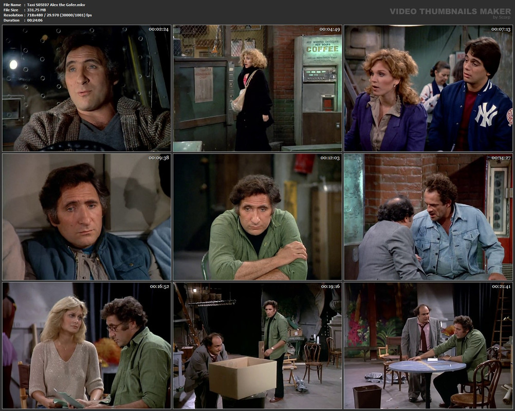 Taxi S05E07 Alex the Gofer.mkv