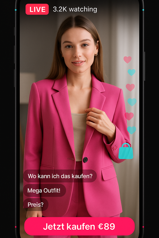 TikTok Live Shopping - Fashion Blazer